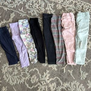 Bundle of toddler girls bottoms 4t